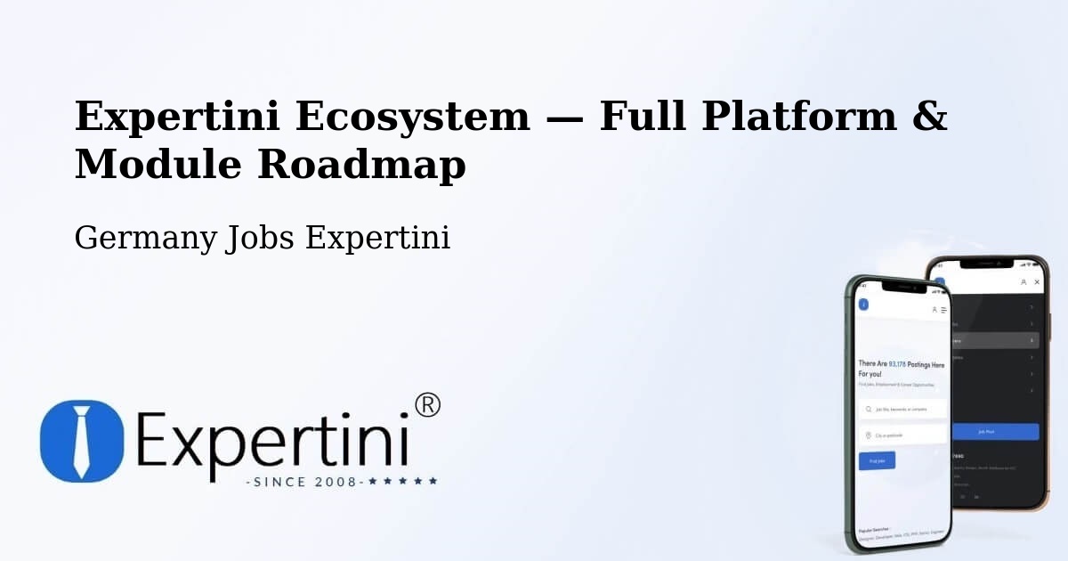 Expertini Ecosystem — Full Platform & Module Roadmap – Buggingen